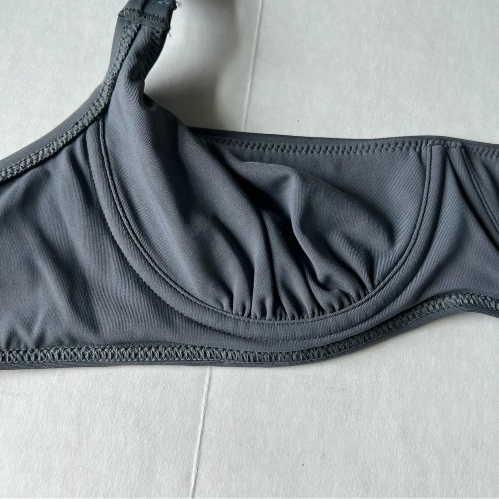 *SOLD C* NWT SKIMS Ruched bikini top Rhinestone strappy bikini bottom small - Picture 10 of 15
